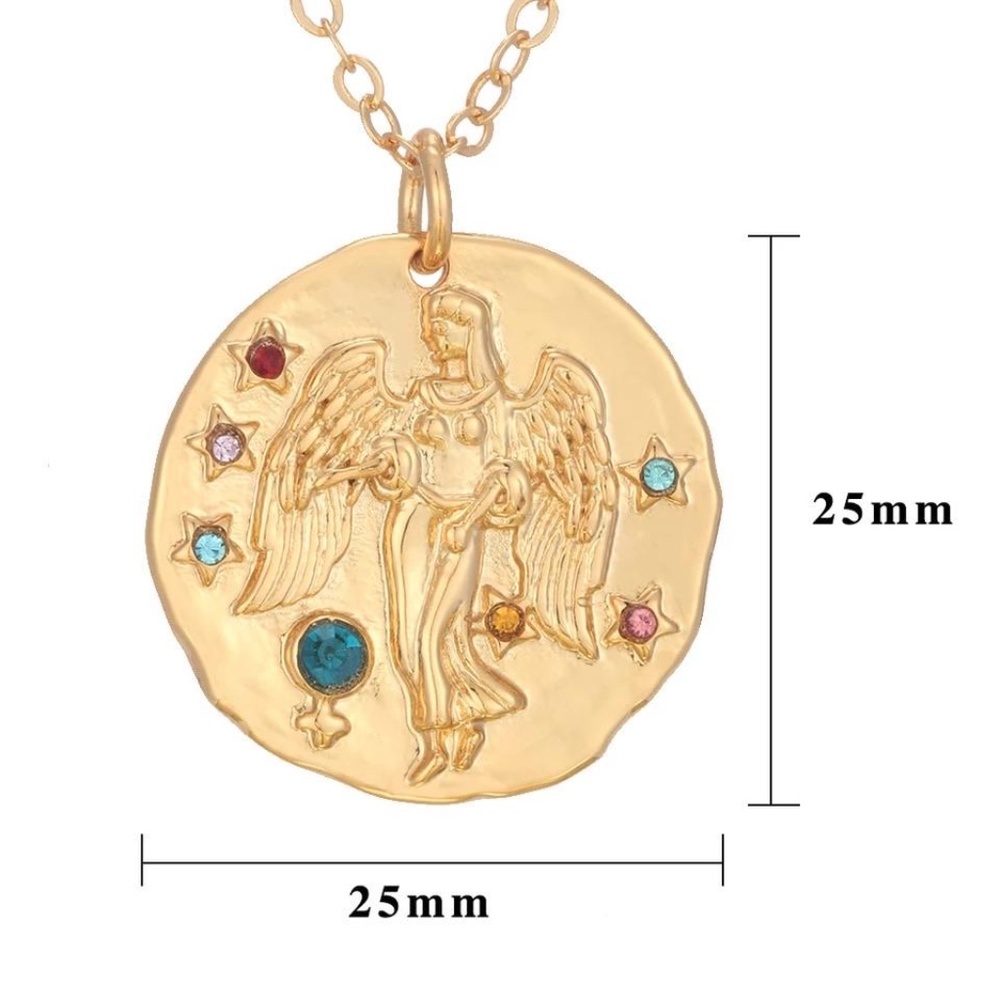 HP** Zodiac Charm Pendant Necklace HP** - Picture 6 of 9